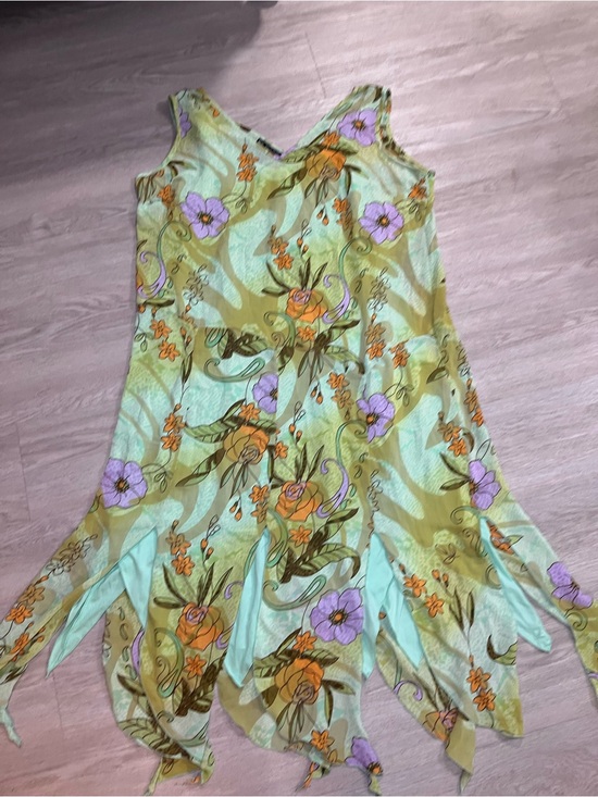 Mlle Gabrielle Dresses & Skirts - Mlle Gabrielle Green Floral Fairy Dress Size 22